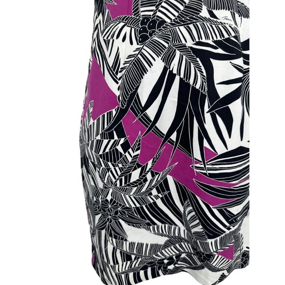 Trina Turk Telma Orchid Purple Cocktail Resort Strapless Dress Size 0 - Picture 3 of 11